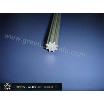 Aluminium Profile Tilt Rod for Vertical Blind Anodised Silver